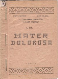 cover of the book Mater dolorosa.