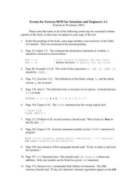 cover of the book Fortran 90-95 for scientists and engineers. Files for the book and errata