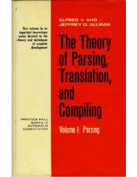 cover of the book The theory of parsing, translation, and compiling