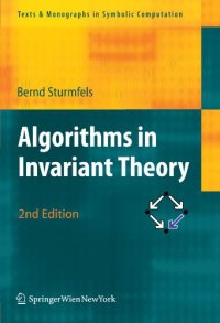 cover of the book Algorithms in invariant theory