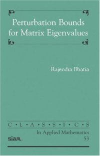 cover of the book Perturbation Bounds for Matrix Eigenvalues