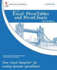 cover of the book Excel PivotTables and PivotCharts: Your visual blueprint for creating dynamic spreadsheets