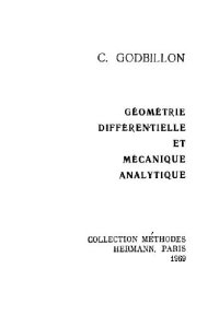 cover of the book Geometrie differentielle et mecanique analytique