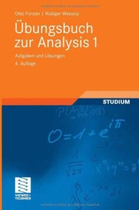 cover of the book Übungsbuch zur Analysis 1