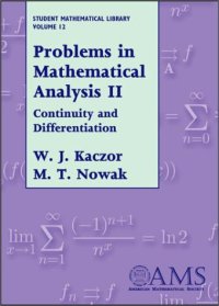 cover of the book Problems in mathematical analysis 2. Continuity and differentiation