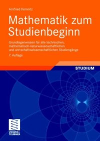 cover of the book Mathematik zum Studienbeginn