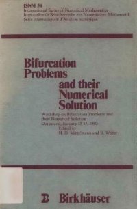 cover of the book Bifurcation problems and their numerical solution. Proc. Dortmund