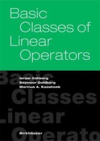 cover of the book Basic classes of linear operators