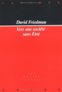 cover of the book Vers une société sans État  