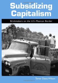 cover of the book Subsidizing capitalism: brickmakers on the U.S.-Mexican border  