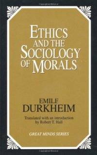 cover of the book Ethics and the Sociology of Morals