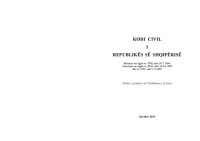 cover of the book Kodi Civil i Republikës së Shqipërisë  