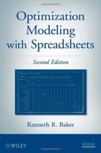 cover of the book Optimization Modeling with Spreadsheets, Second Edition  