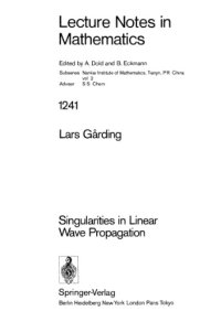 cover of the book Singularities in Linear Wave Propagation