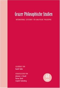 cover of the book Grazer Philosophische Studien: Internationale Zeitschrift für Analytische Philosophie, Vol. 68  