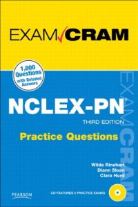 cover of the book NCLEX-PN Practice Questions Exam Cram (3rd Edition)  