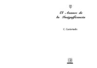 cover of the book El avance de la insignificancia  