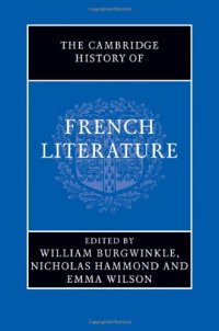 cover of the book The Cambridge History of French Literature  