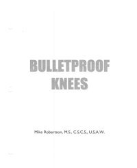 cover of the book Bulletproof knees  