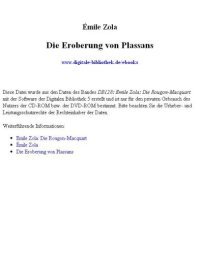 cover of the book Die Eroberung von Plassans (Bd.4)  