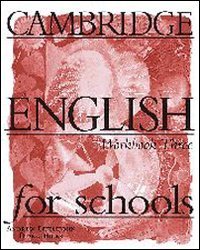 cover of the book Cambridge English for schools, Book 3  