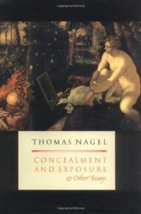 cover of the book Concealment and Exposure: And Other Essays  