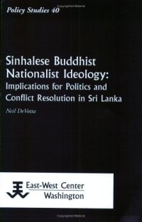 cover of the book Sinhalese Buddhist Nationalist Ideology: Implications for Politics and Conflict Resolution in Sri Lanka  