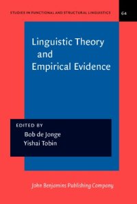 cover of the book Linguistic Theory and Empirical Evidence