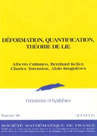 cover of the book Deformation, Quantification, Theorie de Lie