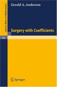 cover of the book Surgery with Coefficients