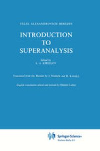 cover of the book Introduction to Superanalysis