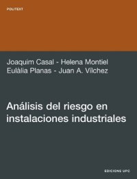 cover of the book Análisis del riesgo en instalaciones industriales  