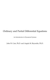 cover of the book Ordinary and Partial Differential Equations: An Introduction to Dynamical Systems  