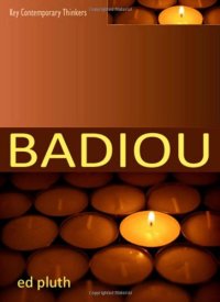 cover of the book Badiou: A Philosophy of the New  