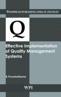 cover of the book Effective Implementation of Quality Management Systems (Woodhead Publishing India)  