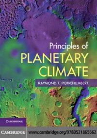 cover of the book Principles of Planetary Climate  