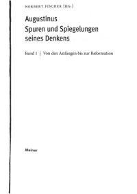 cover of the book Augustinus - Spuren und Spiegelungen seines Denkens: Von den Anfängen bis zur Reformation  