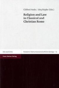 cover of the book Religion and Law in Classical and Christian Rome