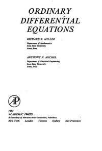 cover of the book Ordinary Differential Equations  