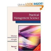 cover of the book Practical Management Science, Revised (Book Only)  