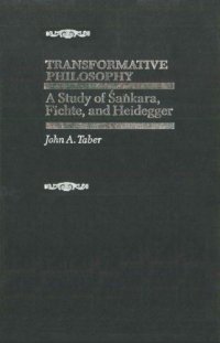 cover of the book Transformative Philosophy: A Study of Sankara, Fichte, and Heidegger  