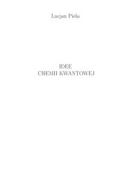 cover of the book Idee chemii kwantowej  