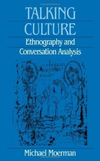 cover of the book Talking Culture: Ethnography and Conversation Analysis