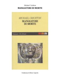 cover of the book Mangiatori di morte  