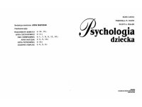 cover of the book Psychologia dziecka  