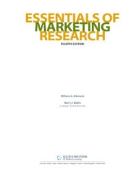 cover of the book Essentials of Marketing Research , Fourth Edition  