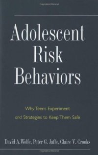 cover of the book Adolescent Risk Behaviors: Why Teens Experiment and Strategies to Keep Them Safe (Current Perspectives in Psychology)  