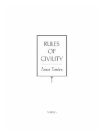 cover of the book Rules of Civility  