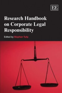 cover of the book Research Handbook on Corporate Legal Responsibility  