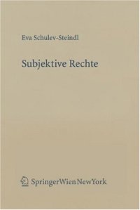 cover of the book Subjektive Rechte. Eine rechtstheoretische und dogmatische Analyse am Beispiel des Verwaltungsrechts